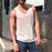 Street Retro Loose Sport Fitness Casual Vest