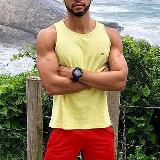 Men's Leisure Vacation Loose Sleeveless T-shirt