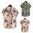 Men'S Summer Ethnic Short-Sleeved Printed Shirt