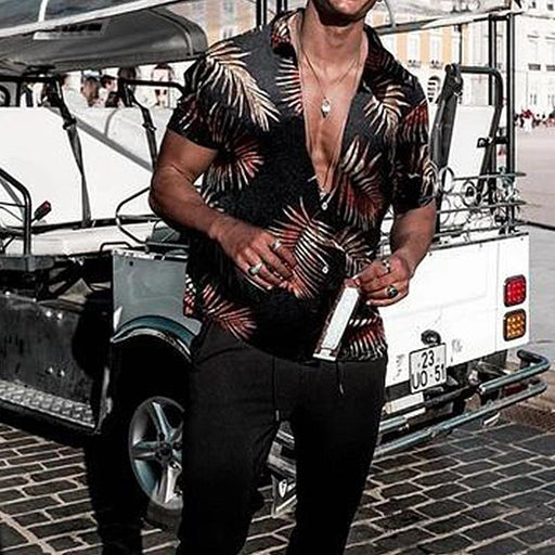 Men's Loose Casual Fashion Printed Shirt