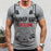 Slim And Tight Letter Print Men's Tops