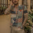 Men Fashion Vintage Pattern Printed Shirts Tops