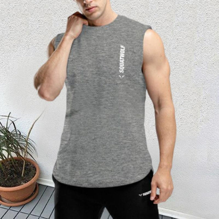 Vest Fitness Sleeveless Slim Men's Tops