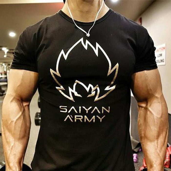 Men's Short Sleeve Sports Outdoor Fashion Cotton T-Shirt