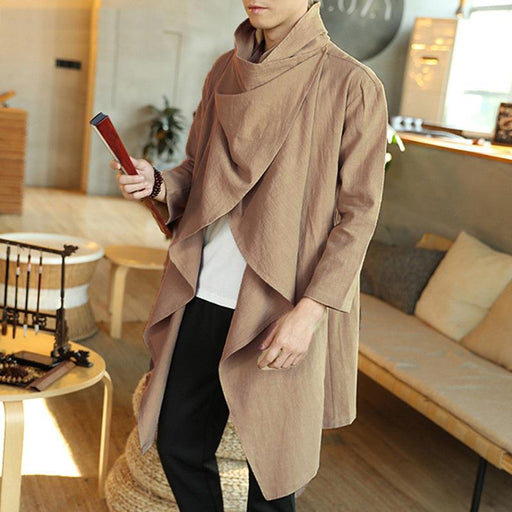 Men'S Long-Sleeved Cloak Long-Sleeved Jacket