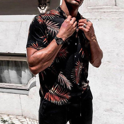 Men's Loose Casual Fashion Printed Shirt