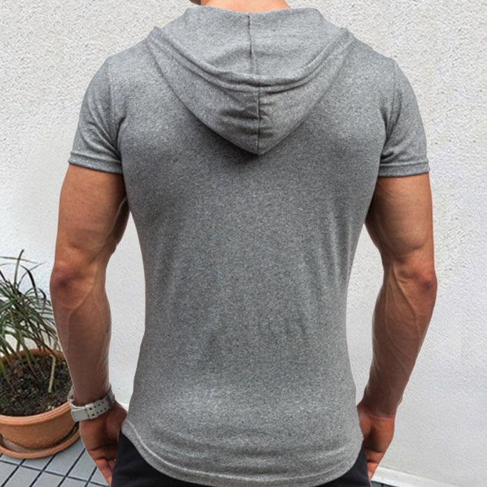 Slim And Tight Letter Print Men's Tops