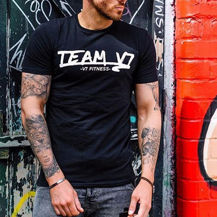 Fitness Cotton Sports Men's Tops