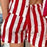 Men Casual Style Striped Two-Piece Suits