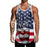 Men's Casual Fashion Printed Sleeveless T-shirt