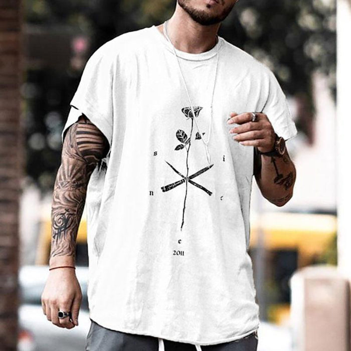 Men's Round Neck Short Sleeve T-shirt