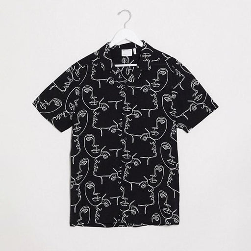 Men'S Summer Printed Casual Suit