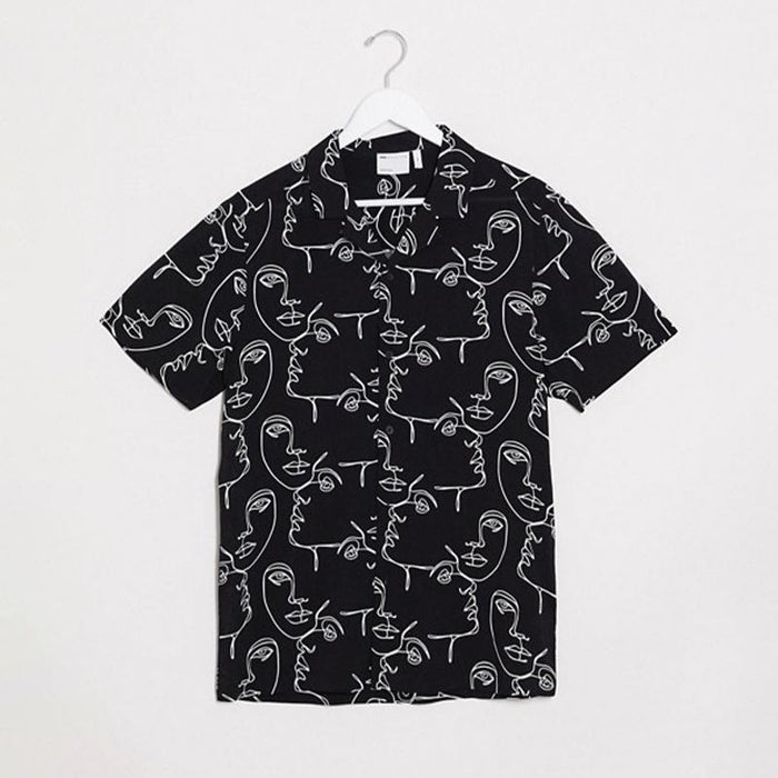 Men'S Summer Printed Casual Suit