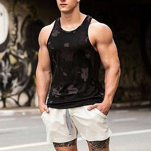 Men's Leisure Vacation Loose Sleeveless T-shirt