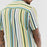 Men Lapel Short Sleeve Striped Printed Shirts