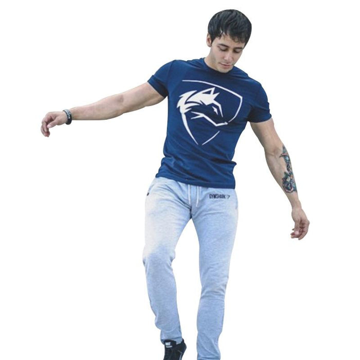Wolf King Round Neck Short Sleeve Cotton Top