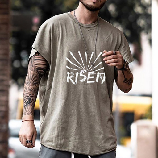 Round Neck Short Sleeve Graphic T-Shirt