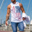 Casual Sports Slim Hooded Hip Hop Rock T-shirt