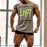 Street Retro Loose Sport Fitness Casual Vest
