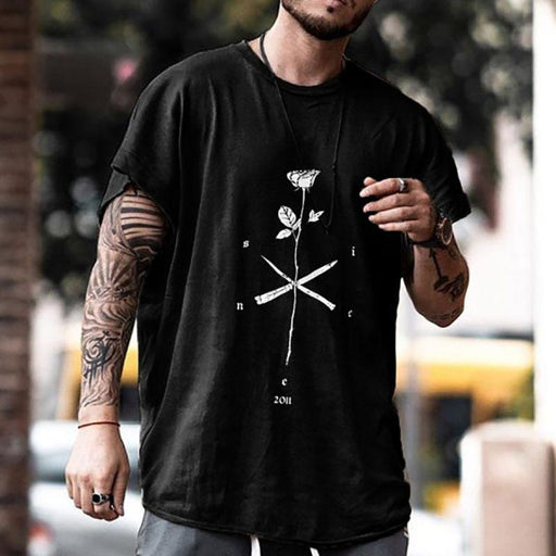 Men's Round Neck Short Sleeve T-shirt