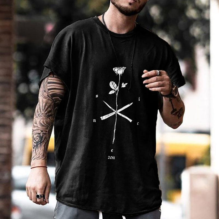 Men's Round Neck Short Sleeve T-shirt