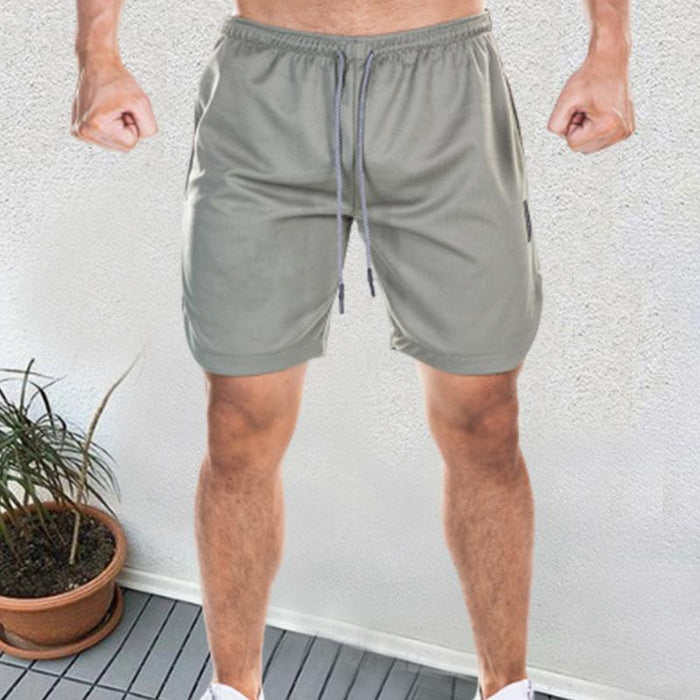 Loose Multi-Pocket Double Layer Men's Shorts