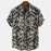 Beach Style Leaf Print Fashion Popular Shirt