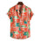 Men'S Printed Loose Short Sleeve Shirt