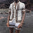 Men's Printed Holiday Two-piece Suit