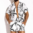 Men's Printed Casual Wear Two-piece Suit