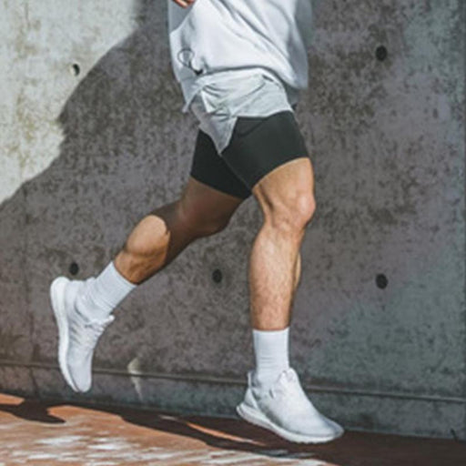 Double-Layer Quick-Drying Camouflage Men's Shorts