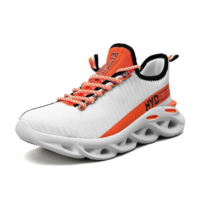 Plus Size Blade Bottom Shock Absorption Men's Sneakers