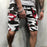 Camouflage Large Size Multi-Pocket Men's Shorts