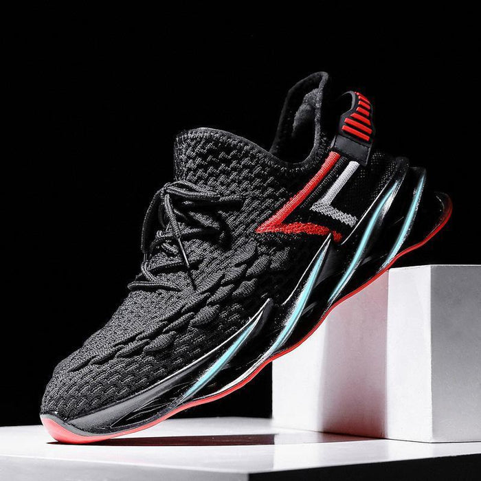 Blade-End Flying Woven Wind Mesn's Sneakers