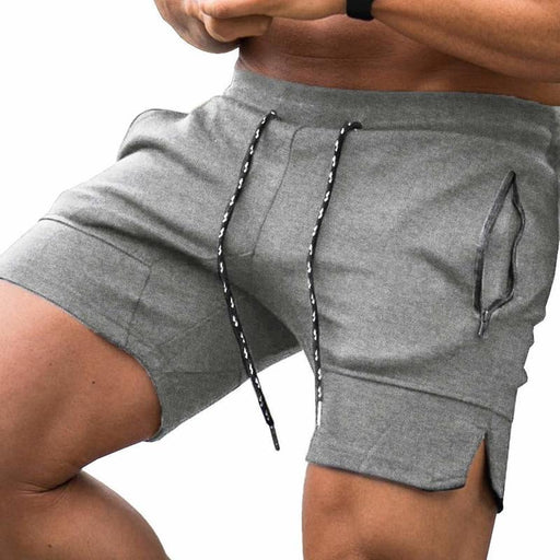 Men's Multicolor Fashion Zipper Pocket Drawstring Shorts