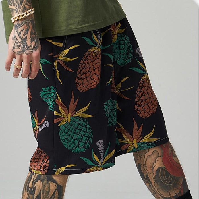 Men Printed Beach Holiday Shorts