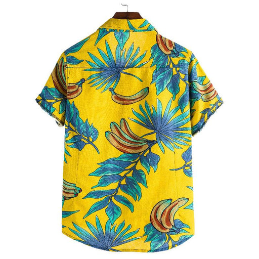 Men'S Hawaiian Floral Short Sleeve Shirt
