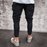 Men's Fashion Light Blue Skinny Jeans