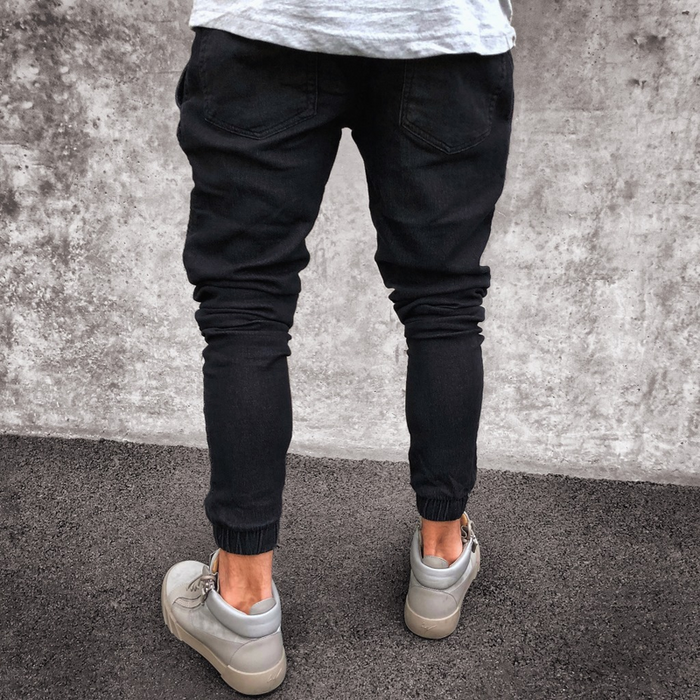 Men's Fashion Light Blue Skinny Jeans