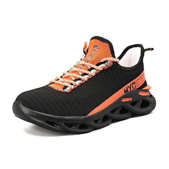 Plus Size Blade Bottom Shock Absorption Men's Sneakers