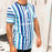 Men's Casual Sports Printed Short-sleeved T-shirt