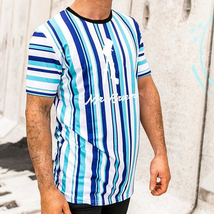 Men's Casual Sports Printed Short-sleeved T-shirt