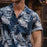 Men Spring Fashion Printed Short Sleeves Shirt