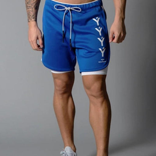 Breathable Five-Point Beach Double-layer Men's Shorts