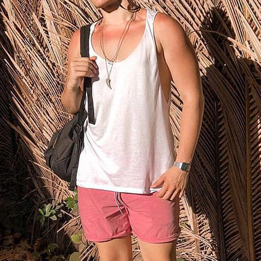 Men's Casual Sports Loose Sleeveless T-shirt
