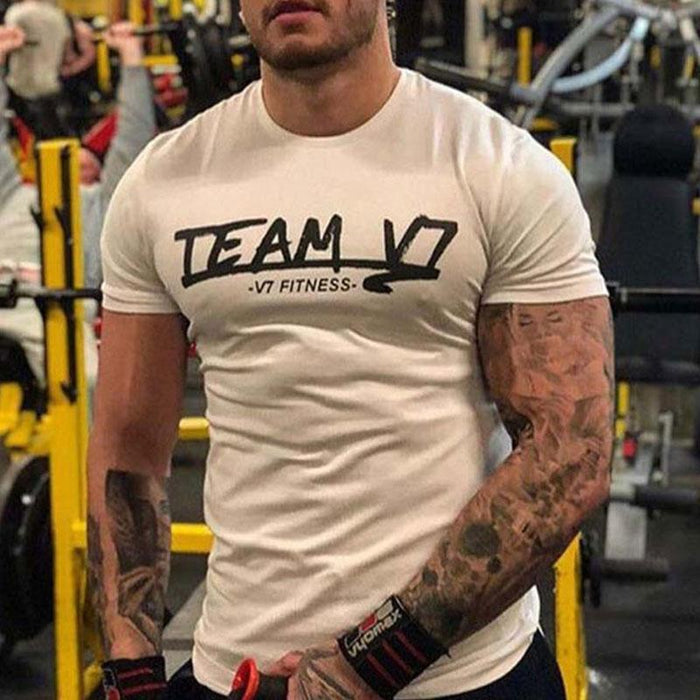 Fitness Cotton Sports Men's Tops