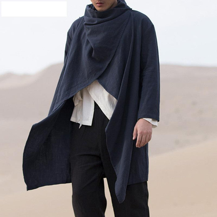 Men'S Long-Sleeved Cloak Long-Sleeved Jacket