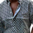 Men'S Fashion Temperament Printed Short-Sleeved Shirt