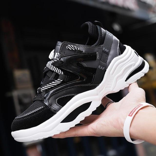 2020 Vintage Sneakers Men Breathable Mesh Casual Shoes