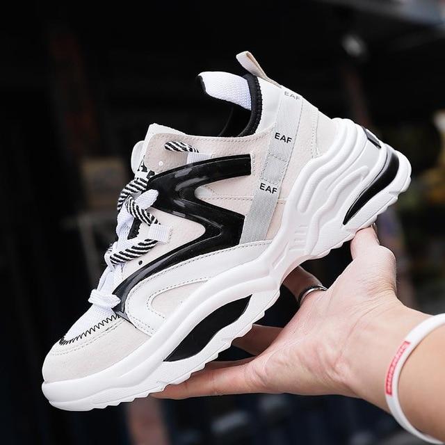 2020 Vintage Sneakers Men Breathable Mesh Casual Shoes
